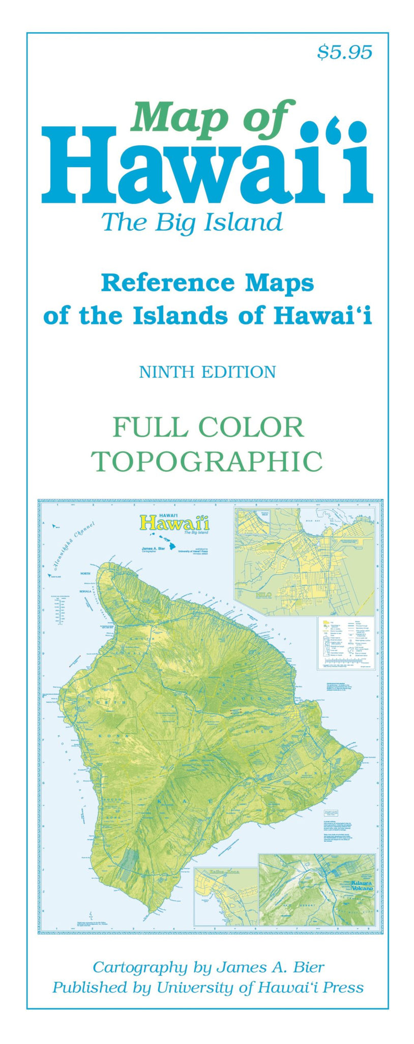 Map of Hawaiʻi: The Big Island, 9th edition