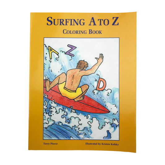 Surfing A to Z Coloring Book